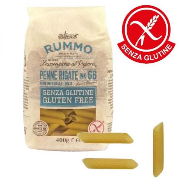 RUMMO –  Penne Rigate – Gluten Free – n 66 –  400gr
